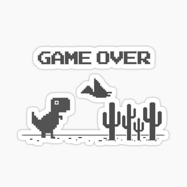 Trex Cactus Offline Sticker By Ilyas912 Redbubble