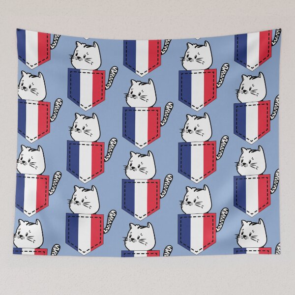 Item preview, Patriotic Pocket Pussy - Cat Lover -  French Patriot designed and sold by PosterpartyCo.