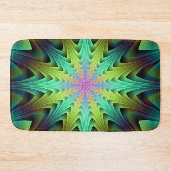 Item preview, Layered Structure in Blue and Green Yellow and Pink designed and sold by Objowl.