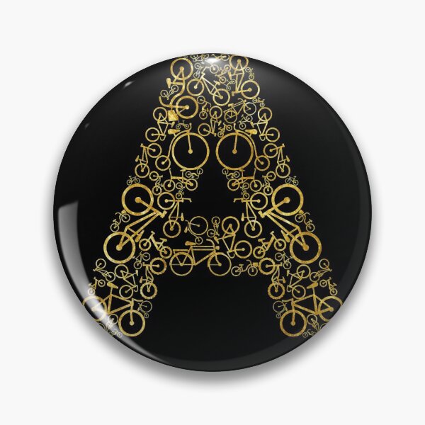 Item preview, Letter A Gold Bicycles  designed and sold by Alladin7.