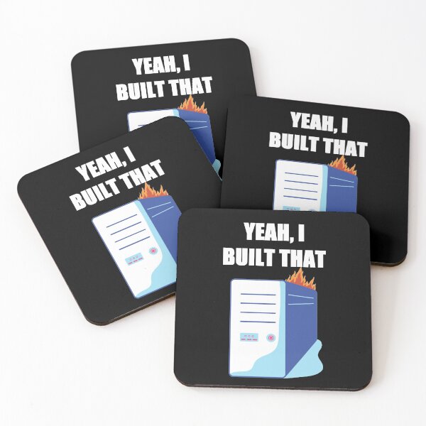 Item preview, Yeah I built it - PC Builder Joke designed and sold by zareworks.