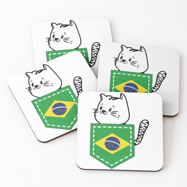 Item preview, Patriotic Pocket Pussy - Cat Lover -  Brazilian Patriot designed and sold by PosterpartyCo.