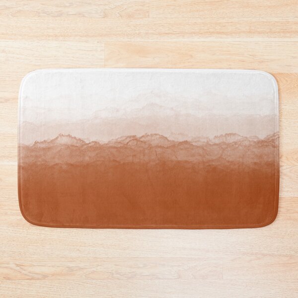 Simple Terry Bath Mat - Terracotta