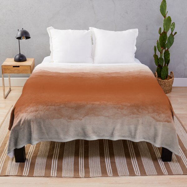 Item preview, Abstract Watercolor Ombre (burnt orange/white) designed and sold by Design Minds Boutique.