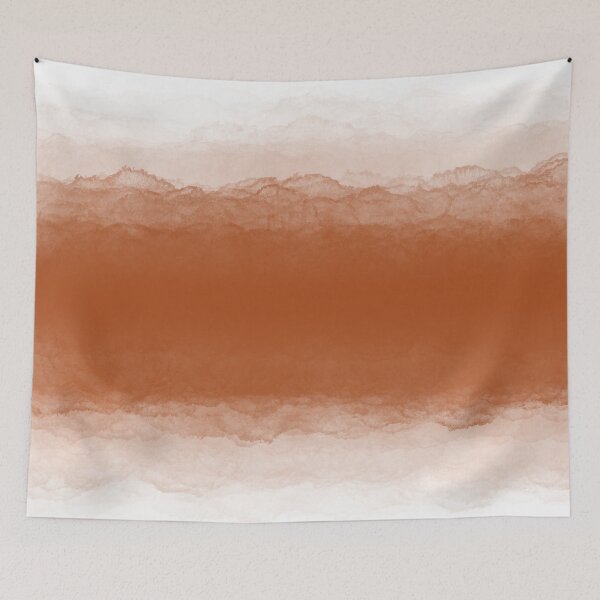 Item preview, Abstract Watercolor Ombre (burnt orange/white) designed and sold by Design Minds Boutique.