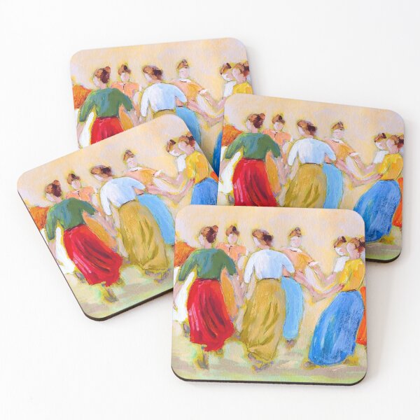 Item preview, Dancing Girls (Version 2) designed and sold by MariannaKoosArt.
