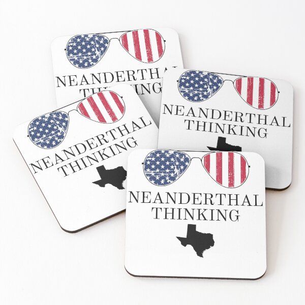 Item preview, Joe Biden "Neanderthal Thinking" Aviator Sunglasses Patriotic Political Quote & Texas State Humor designed and sold by ZEROXCOOL.