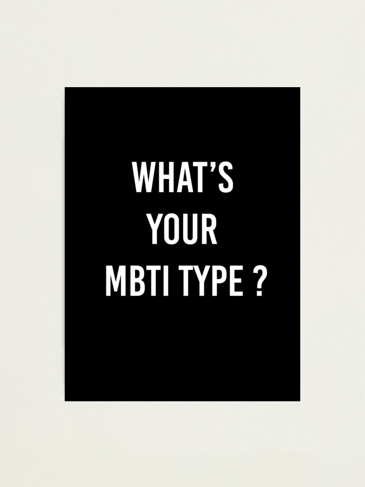 A little update on my mbti personality type
