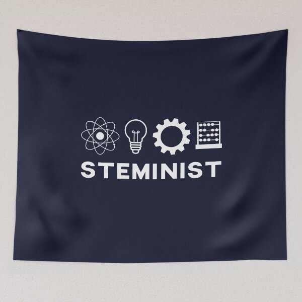 Item preview, Steminist STEM Girl Scientist Engineer Mathematician Programmer Women In Tech Quote designed and sold by sillyquestions.