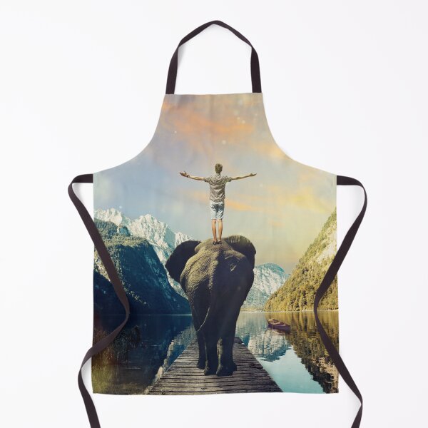 Item preview, Man standing on the back of an elephant designed and sold by LydiaHDesigns.