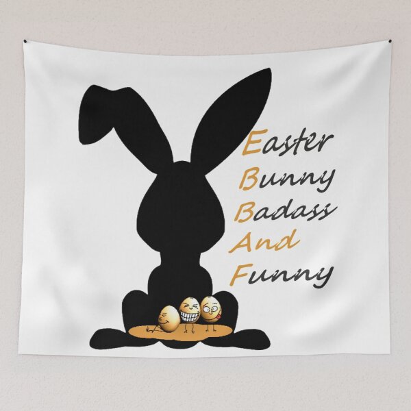 Item preview, Easter Bunny Badass And  Funny designed and sold by Andjela Bakos.