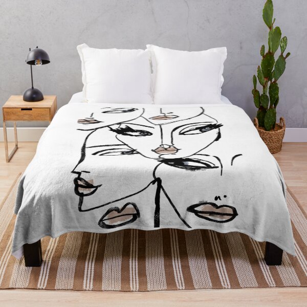 Item preview, Women faces line art designed and sold by AznavourByKarin.