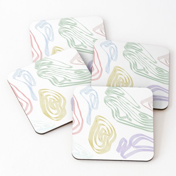 Item preview, Distorted, mangled, concentric lines of color designed and sold by shmow-nhl.