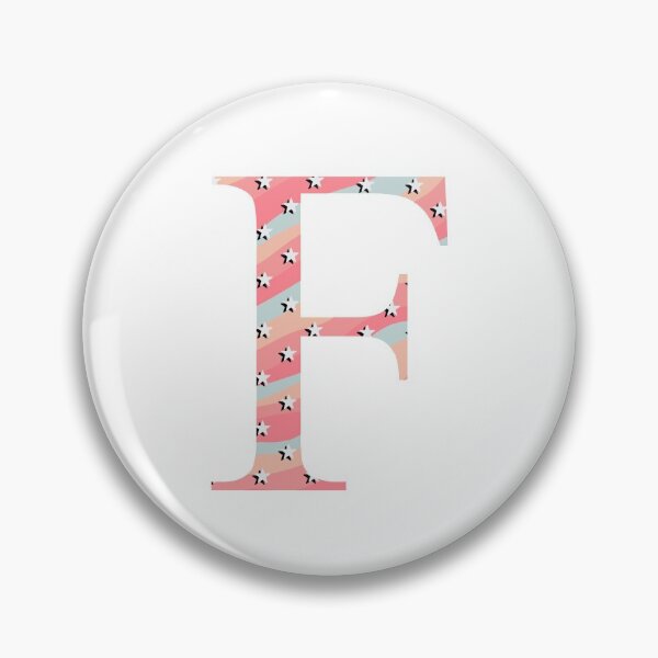 Item preview, Star Pattern Letter F designed and sold by muffinstandd.