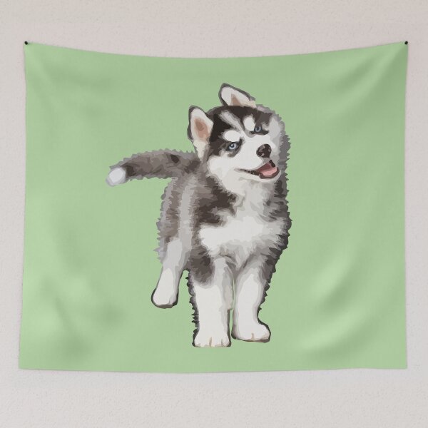 Item preview, Pomsky Portrait - Pomsky Lover Gift - Cute Puppy designed and sold by Zavola.