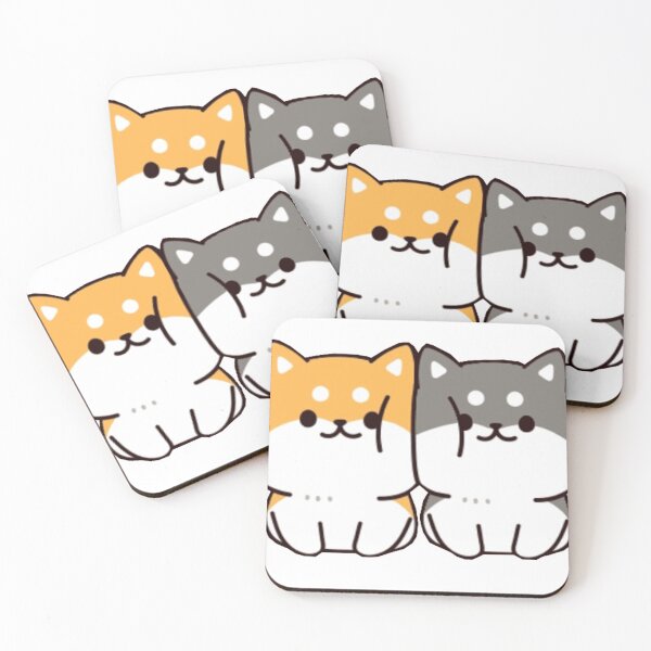 Item preview, Kawaii Shiba Inu And Husky Pretty Animals designed and sold by HappyDays-.