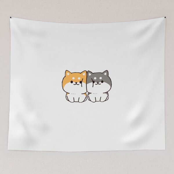 Item preview, Kawaii Shiba Inu And Husky Pretty Animals designed and sold by HappyDays-.