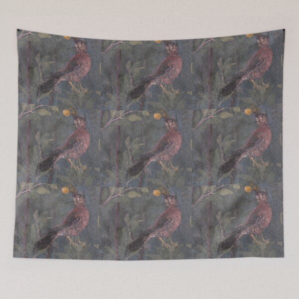 Item preview, Garden of Livia - Prima Porta - bird eating berry designed and sold by The-Roman-Lady.