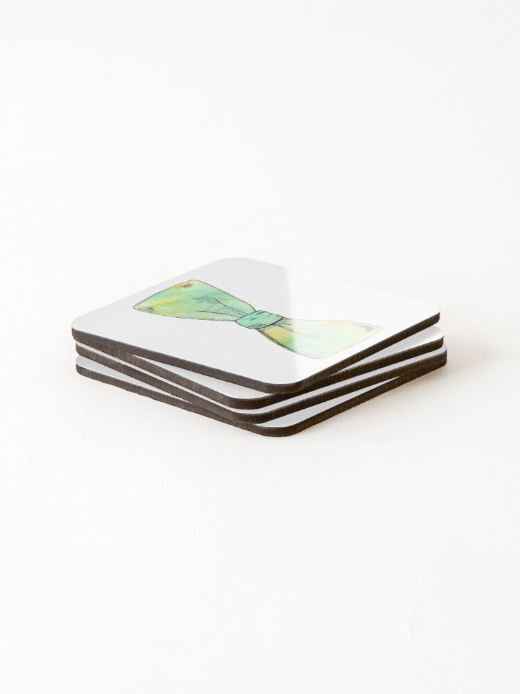 Thumbnail 4 of 5, Coasters (Set of 4), bowtie designed and sold by Raphael-art.