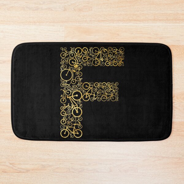 Item preview, Letter F Gold Bicycles  designed and sold by Alladin7.