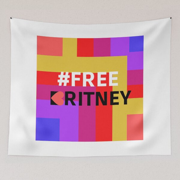 Item preview, Free Britney with a heart on B Colorful designed and sold by DailyVibe.
