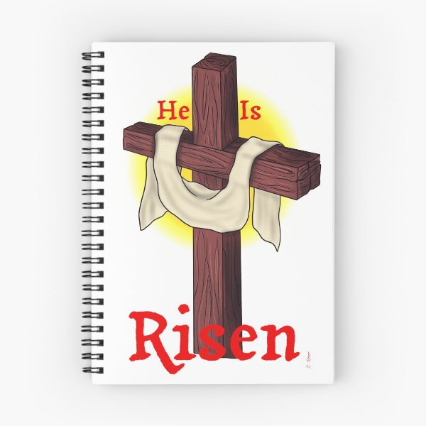 Item preview, He is risen cross. designed and sold by Chillateez.