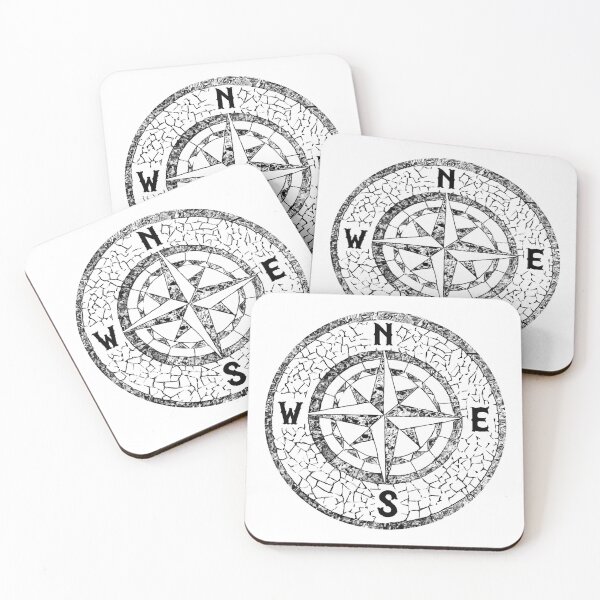 Item preview, ROUND GRAY BLACK AND WHITE VINTAGE  SUNDIAL COMPASS designed and sold by Mizjean.