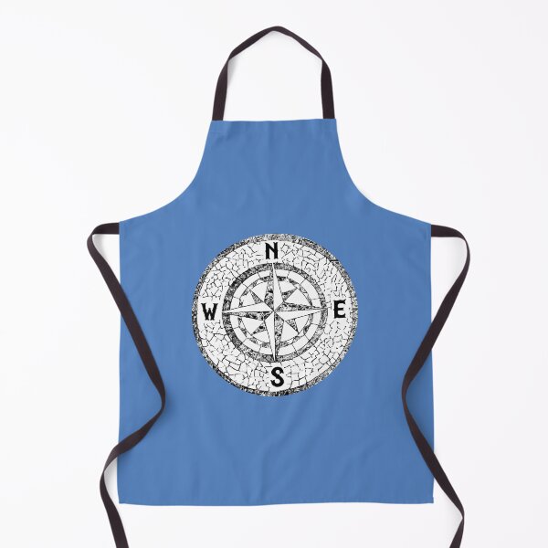 Item preview, ROUND GRAY BLACK AND WHITE VINTAGE SUNDIAL COMPASS designed and sold by Mizjean.