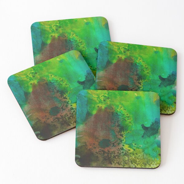 Item preview, beautiful abstract aurora water color painting  designed and sold by EinatMo.
