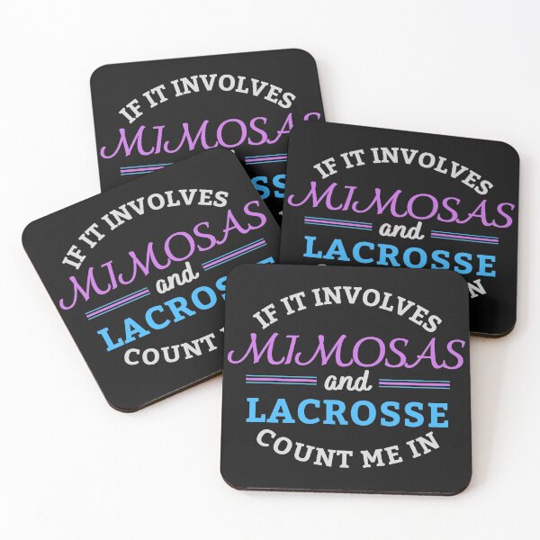 Item preview, Lacrosse Mom Gift, If it Involves Mimosas and Lacrosse Count Me In designed and sold by FOGODesigns.