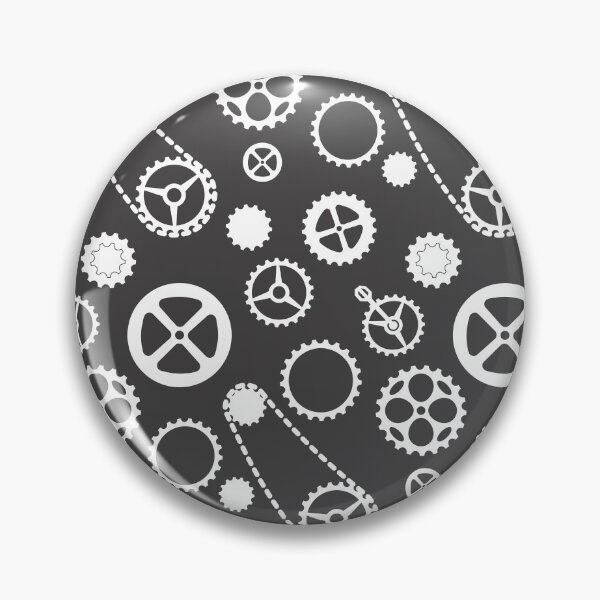 Item preview, Chain rings pattern white on dark gray background designed and sold by shushunya13.