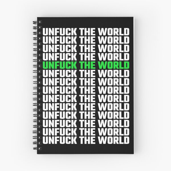 Item preview, Unfuck the world designed and sold by OneCreativeLab.