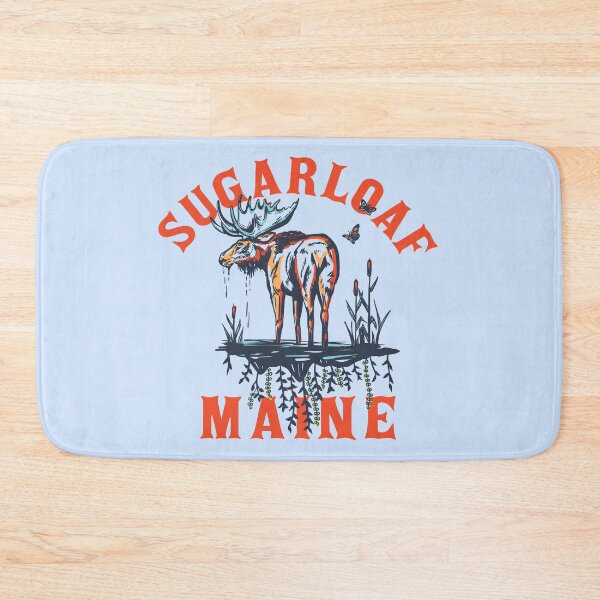 Item preview, Sugarloaf, Maine. Cool Retro Moose Shirt Art For Skiers & Snowboarders designed and sold by The Whiskey Ginger Design Shop.