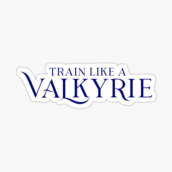 Item preview, Train like a Valkyrie  designed and sold by Julia Rosenberg.