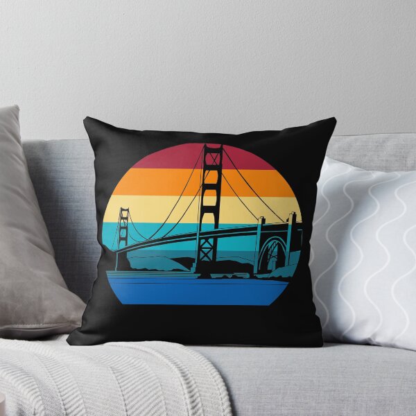 Item preview, Golden Gate Bridge Realistic Vintage Sunset designed and sold by liftdesign.