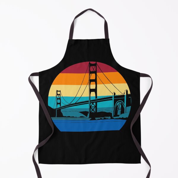 Item preview, Golden Gate Bridge Realistic Vintage Sunset designed and sold by liftdesign.