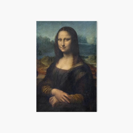 Mona Lisa Art Board Print for Sale by Weston Westmoreland