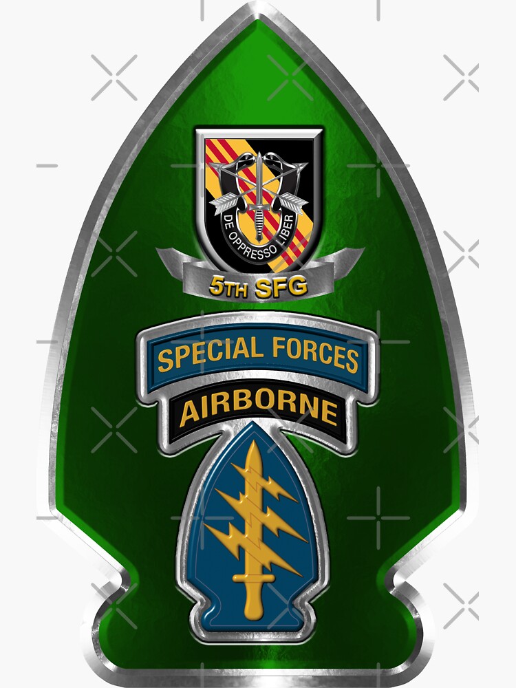 "5th Special Forces Group Airborne " Sticker For Sale By SoldierAlways ...