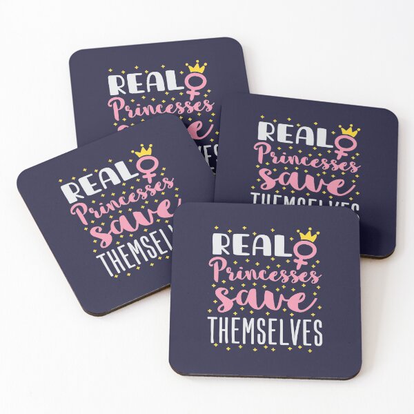 Item preview, Real Princesses Save Themselves  Feminist designed and sold by jaygo.