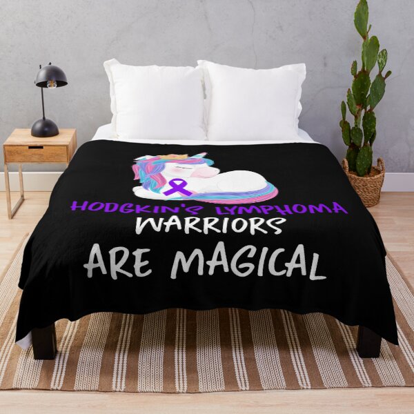 Item preview, Hodgkin's Lymphoma Warriors are Magical - Awareness Gift For Hodgkin's Lymphoma Survivor designed and sold by sleeksy.