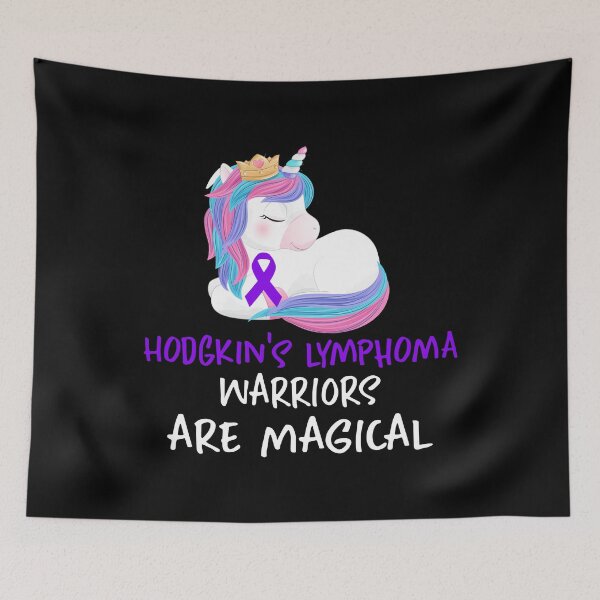 Item preview, Hodgkin's Lymphoma Warriors are Magical - Awareness Gift For Hodgkin's Lymphoma Survivor designed and sold by sleeksy.