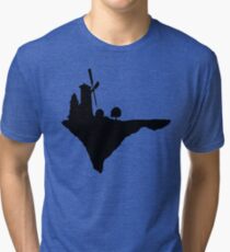 Flying windmill silhouette Tri-blend T-Shirt