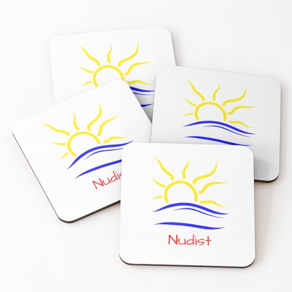 Artikelvorschau, Naturist Symbol - Nudist - groß entworfen und verkauft von SunCoastTees.
