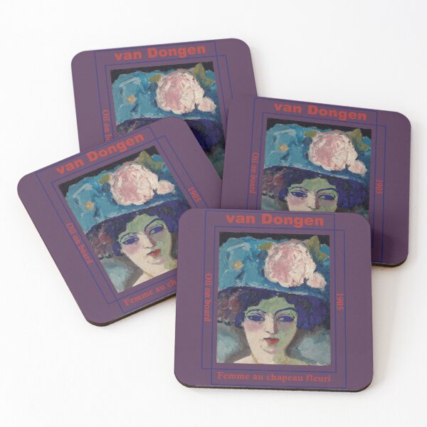 Item preview, van Dongen - Femme au chapeau fleuri designed and sold by DoT-spoT.
