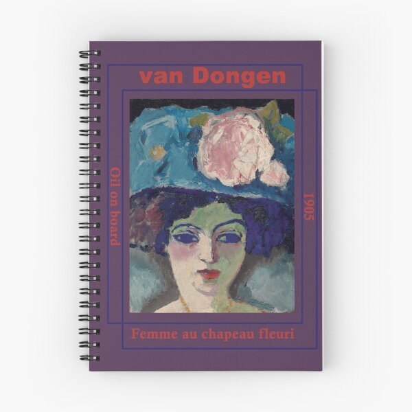 Item preview, van Dongen - Femme au chapeau fleuri designed and sold by DoT-spoT.