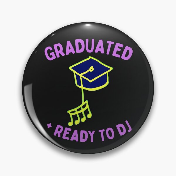 Item preview, Graduated and Ready to DJ (Music DJ Graduation)  designed and sold by DesignsofNote.