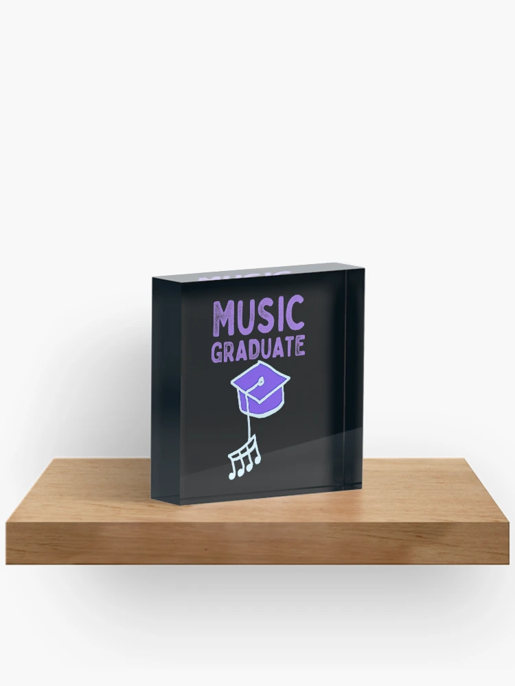 Thumbnail 2 of 5, Acrylic Block, Music Graduate designed and sold by DesignsofNote.