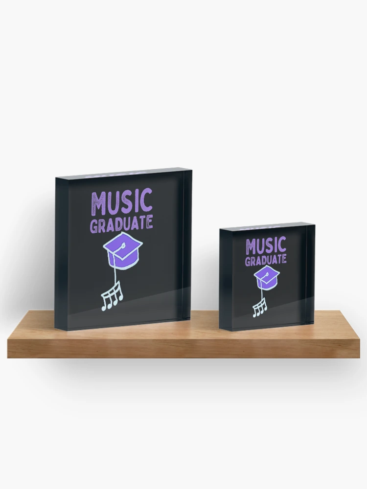 Thumbnail 3 of 5, Acrylic Block, Music Graduate designed and sold by DesignsofNote.