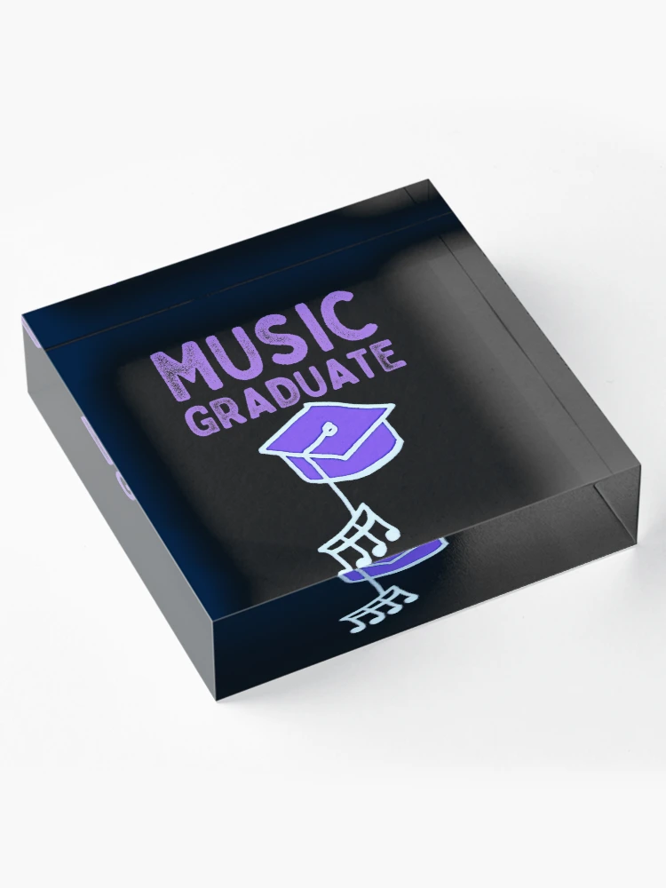 Thumbnail 4 of 5, Acrylic Block, Music Graduate designed and sold by DesignsofNote.