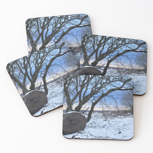 Item preview, Hay bale in the snow designed and sold by Izzy83.